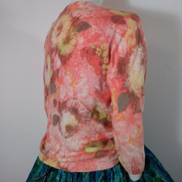 SOLD 🥰 Angora 50s cardigan french Hand sweater - Picture 6 of 7